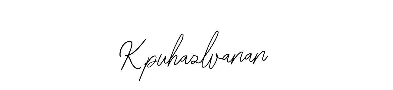 Design your own signature with our free online signature maker. With this signature software, you can create a handwritten (Bearetta-2O07w) signature for name K.puhazlvanan. K.puhazlvanan signature style 12 images and pictures png