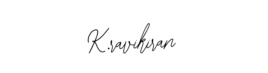 Create a beautiful signature design for name K.ravikiran. With this signature (Bearetta-2O07w) fonts, you can make a handwritten signature for free. K.ravikiran signature style 12 images and pictures png
