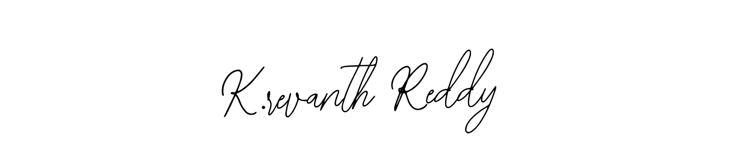 K.revanth Reddy stylish signature style. Best Handwritten Sign (Bearetta-2O07w) for my name. Handwritten Signature Collection Ideas for my name K.revanth Reddy. K.revanth Reddy signature style 12 images and pictures png