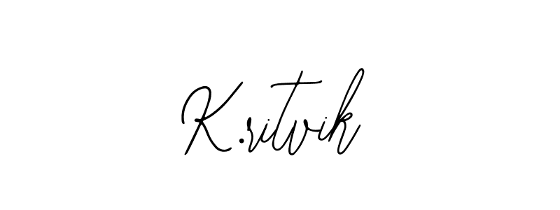 How to make K.ritvik signature? Bearetta-2O07w is a professional autograph style. Create handwritten signature for K.ritvik name. K.ritvik signature style 12 images and pictures png