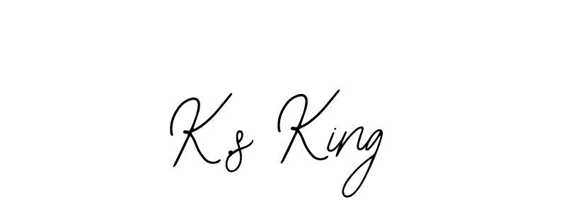 How to make K.s King signature? Bearetta-2O07w is a professional autograph style. Create handwritten signature for K.s King name. K.s King signature style 12 images and pictures png