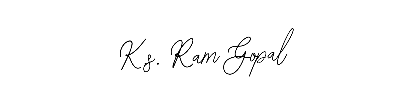 if you are searching for the best signature style for your name K.s. Ram Gopal. so please give up your signature search. here we have designed multiple signature styles  using Bearetta-2O07w. K.s. Ram Gopal signature style 12 images and pictures png