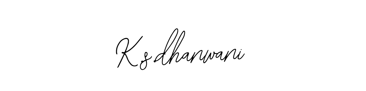 Make a beautiful signature design for name K.s.dhanwani. Use this online signature maker to create a handwritten signature for free. K.s.dhanwani signature style 12 images and pictures png