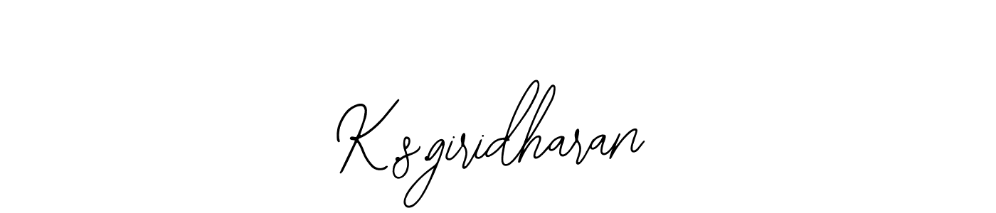 Best and Professional Signature Style for K.s.giridharan. Bearetta-2O07w Best Signature Style Collection. K.s.giridharan signature style 12 images and pictures png