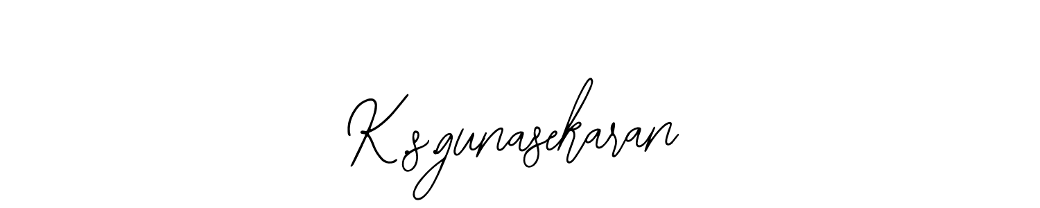 Use a signature maker to create a handwritten signature online. With this signature software, you can design (Bearetta-2O07w) your own signature for name K.s.gunasekaran. K.s.gunasekaran signature style 12 images and pictures png