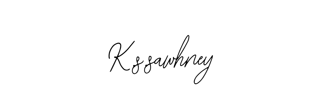 How to make K.s.sawhney signature? Bearetta-2O07w is a professional autograph style. Create handwritten signature for K.s.sawhney name. K.s.sawhney signature style 12 images and pictures png