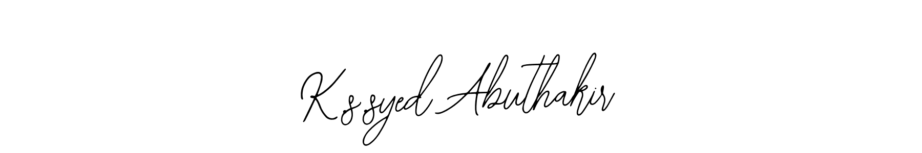 Check out images of Autograph of K.s.syed Abuthakir name. Actor K.s.syed Abuthakir Signature Style. Bearetta-2O07w is a professional sign style online. K.s.syed Abuthakir signature style 12 images and pictures png