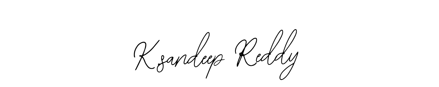 How to make K.sandeep Reddy signature? Bearetta-2O07w is a professional autograph style. Create handwritten signature for K.sandeep Reddy name. K.sandeep Reddy signature style 12 images and pictures png