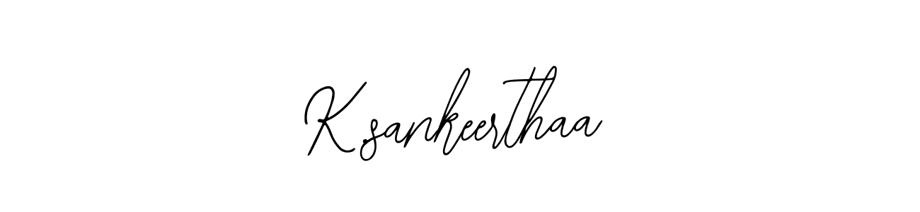 Design your own signature with our free online signature maker. With this signature software, you can create a handwritten (Bearetta-2O07w) signature for name K.sankeerthaa. K.sankeerthaa signature style 12 images and pictures png