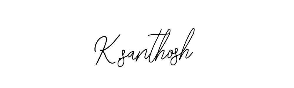 You can use this online signature creator to create a handwritten signature for the name K.santhosh. This is the best online autograph maker. K.santhosh signature style 12 images and pictures png