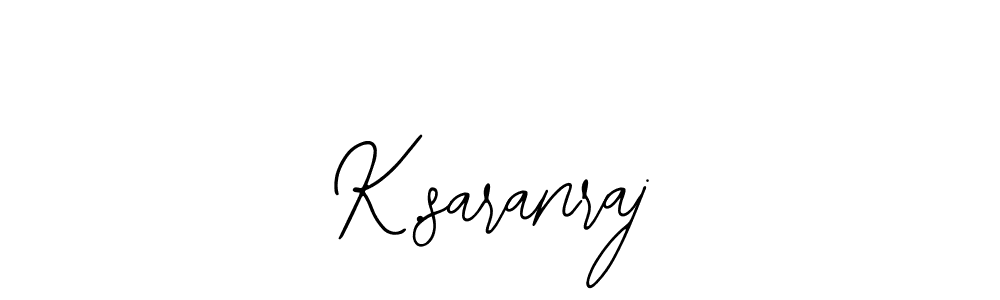 Make a beautiful signature design for name K.saranraj. Use this online signature maker to create a handwritten signature for free. K.saranraj signature style 12 images and pictures png