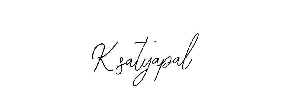 Bearetta-2O07w is a professional signature style that is perfect for those who want to add a touch of class to their signature. It is also a great choice for those who want to make their signature more unique. Get K.satyapal name to fancy signature for free. K.satyapal signature style 12 images and pictures png