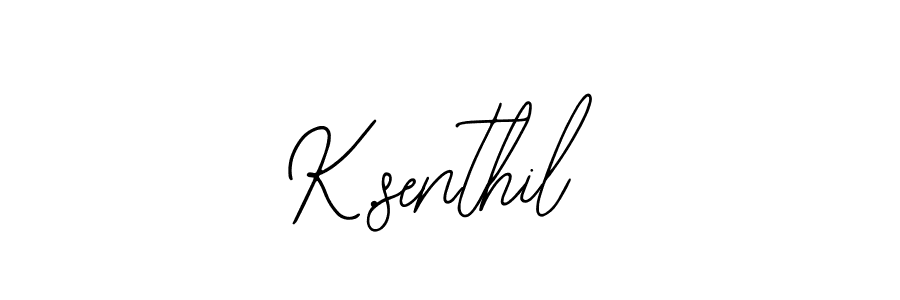 Make a beautiful signature design for name K.senthil. With this signature (Bearetta-2O07w) style, you can create a handwritten signature for free. K.senthil signature style 12 images and pictures png