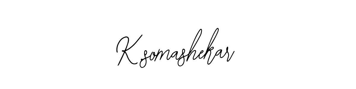 Similarly Bearetta-2O07w is the best handwritten signature design. Signature creator online .You can use it as an online autograph creator for name K.somashekar. K.somashekar signature style 12 images and pictures png