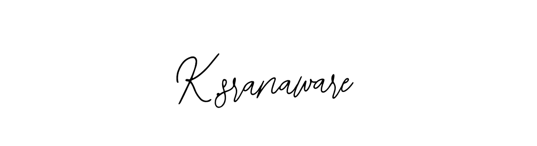 The best way (Bearetta-2O07w) to make a short signature is to pick only two or three words in your name. The name K.sranaware include a total of six letters. For converting this name. K.sranaware signature style 12 images and pictures png