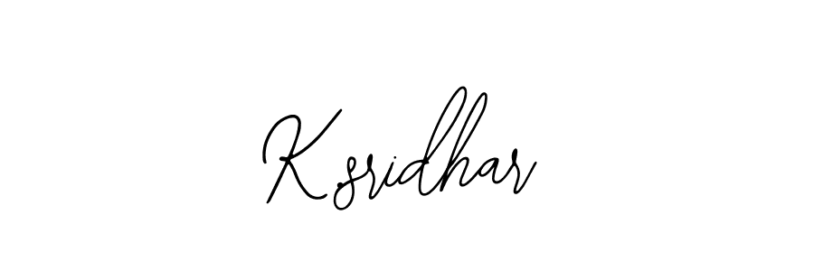 Also You can easily find your signature by using the search form. We will create K.sridhar name handwritten signature images for you free of cost using Bearetta-2O07w sign style. K.sridhar signature style 12 images and pictures png