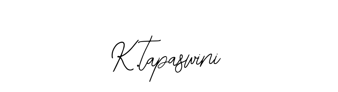 It looks lik you need a new signature style for name K.tapaswini. Design unique handwritten (Bearetta-2O07w) signature with our free signature maker in just a few clicks. K.tapaswini signature style 12 images and pictures png