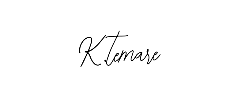 The best way (Bearetta-2O07w) to make a short signature is to pick only two or three words in your name. The name K.temare include a total of six letters. For converting this name. K.temare signature style 12 images and pictures png