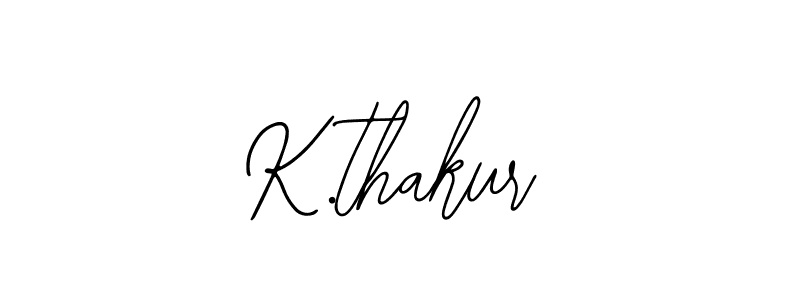 Bearetta-2O07w is a professional signature style that is perfect for those who want to add a touch of class to their signature. It is also a great choice for those who want to make their signature more unique. Get K.thakur name to fancy signature for free. K.thakur signature style 12 images and pictures png