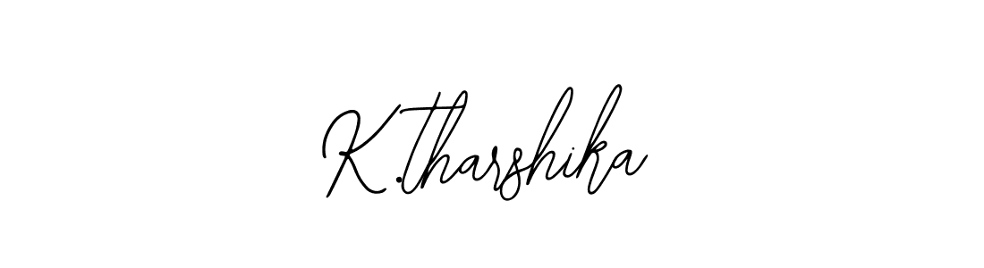 Use a signature maker to create a handwritten signature online. With this signature software, you can design (Bearetta-2O07w) your own signature for name K.tharshika. K.tharshika signature style 12 images and pictures png