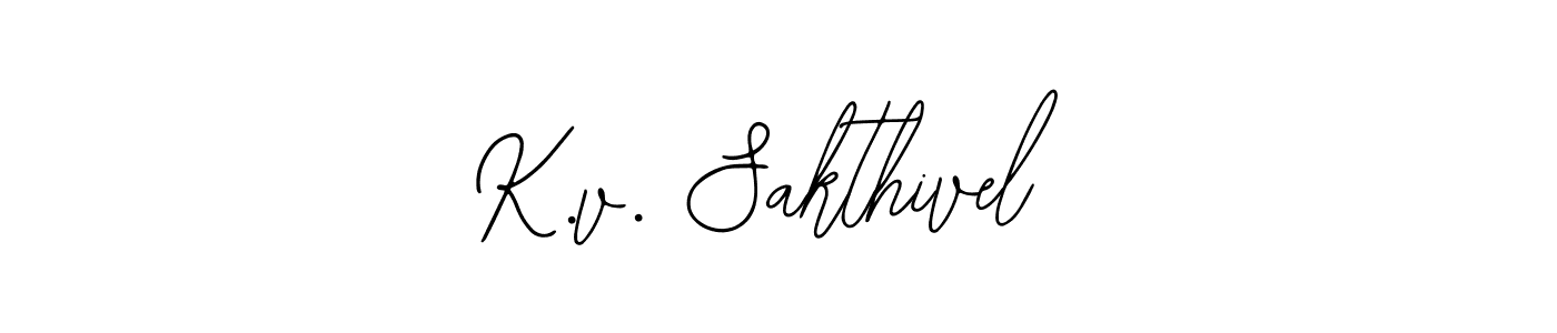 How to make K.v. Sakthivel signature? Bearetta-2O07w is a professional autograph style. Create handwritten signature for K.v. Sakthivel name. K.v. Sakthivel signature style 12 images and pictures png