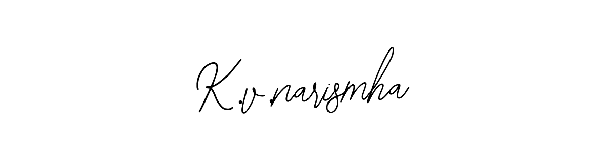 It looks lik you need a new signature style for name K.v.narismha. Design unique handwritten (Bearetta-2O07w) signature with our free signature maker in just a few clicks. K.v.narismha signature style 12 images and pictures png