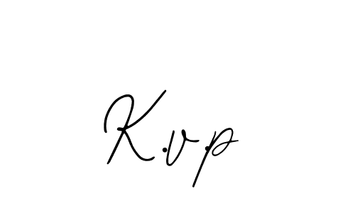 You should practise on your own different ways (Bearetta-2O07w) to write your name (K.v.p) in signature. don't let someone else do it for you. K.v.p signature style 12 images and pictures png