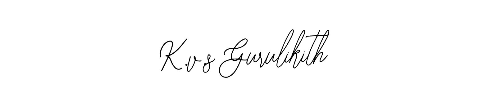 It looks lik you need a new signature style for name K.v.s Gurulikith. Design unique handwritten (Bearetta-2O07w) signature with our free signature maker in just a few clicks. K.v.s Gurulikith signature style 12 images and pictures png