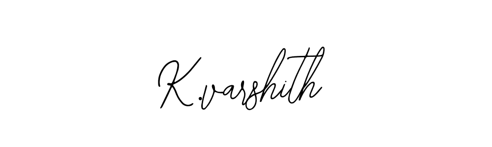 How to make K.varshith name signature. Use Bearetta-2O07w style for creating short signs online. This is the latest handwritten sign. K.varshith signature style 12 images and pictures png