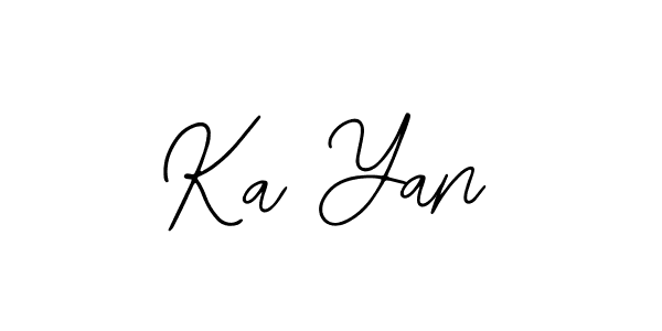 Make a beautiful signature design for name Ka Yan. With this signature (Bearetta-2O07w) style, you can create a handwritten signature for free. Ka Yan signature style 12 images and pictures png
