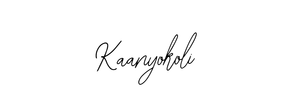 Also we have Kaanyokoli name is the best signature style. Create professional handwritten signature collection using Bearetta-2O07w autograph style. Kaanyokoli signature style 12 images and pictures png