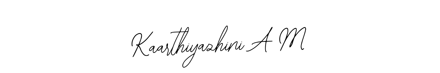 You should practise on your own different ways (Bearetta-2O07w) to write your name (Kaarthiyazhini A M) in signature. don't let someone else do it for you. Kaarthiyazhini A M signature style 12 images and pictures png