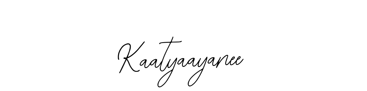 The best way (Bearetta-2O07w) to make a short signature is to pick only two or three words in your name. The name Kaatyaayanee include a total of six letters. For converting this name. Kaatyaayanee signature style 12 images and pictures png