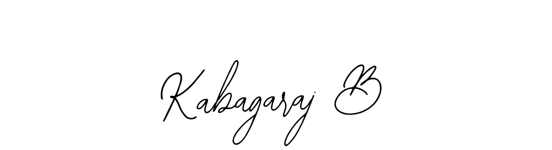 You can use this online signature creator to create a handwritten signature for the name Kabagaraj B. This is the best online autograph maker. Kabagaraj B signature style 12 images and pictures png
