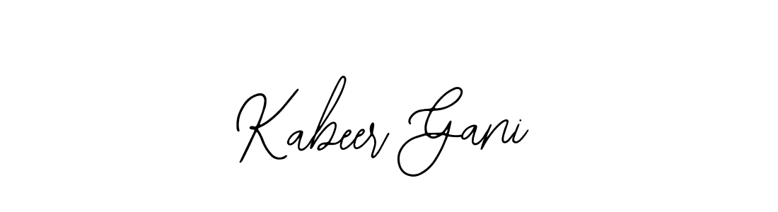 How to Draw Kabeer Gani signature style? Bearetta-2O07w is a latest design signature styles for name Kabeer Gani. Kabeer Gani signature style 12 images and pictures png