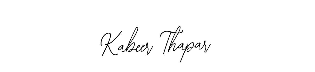 Similarly Bearetta-2O07w is the best handwritten signature design. Signature creator online .You can use it as an online autograph creator for name Kabeer Thapar. Kabeer Thapar signature style 12 images and pictures png