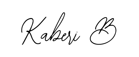 Create a personalized artistic stamp with Kaberi B in Bearetta-2O07w font. Perfect for visual artists, designers, and influencers. Kaberi B signature style 12 images and pictures png