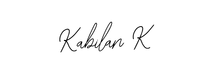 Make a beautiful signature design for name Kabilan K. With this signature (Bearetta-2O07w) style, you can create a handwritten signature for free. Kabilan K signature style 12 images and pictures png