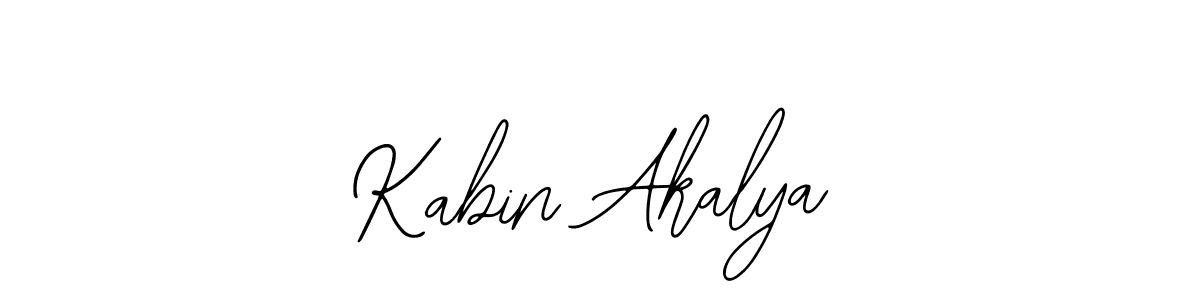 Make a beautiful signature design for name Kabin Akalya. Use this online signature maker to create a handwritten signature for free. Kabin Akalya signature style 12 images and pictures png