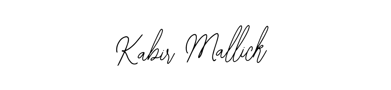 You should practise on your own different ways (Bearetta-2O07w) to write your name (Kabir Mallick) in signature. don't let someone else do it for you. Kabir Mallick signature style 12 images and pictures png