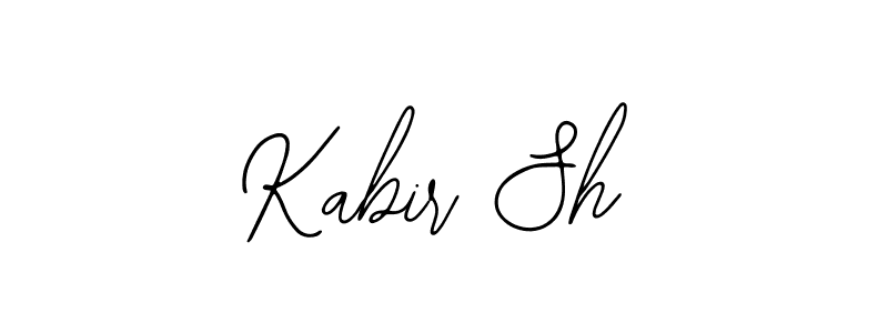 The best way (Bearetta-2O07w) to make a short signature is to pick only two or three words in your name. The name Kabir Sh include a total of six letters. For converting this name. Kabir Sh signature style 12 images and pictures png