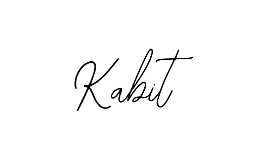 Use a signature maker to create a handwritten signature online. With this signature software, you can design (Bearetta-2O07w) your own signature for name Kabit. Kabit signature style 12 images and pictures png