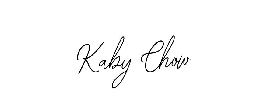 Design your own signature with our free online signature maker. With this signature software, you can create a handwritten (Bearetta-2O07w) signature for name Kaby Chow. Kaby Chow signature style 12 images and pictures png