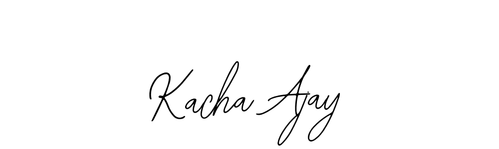 Design your own signature with our free online signature maker. With this signature software, you can create a handwritten (Bearetta-2O07w) signature for name Kacha Ajay. Kacha Ajay signature style 12 images and pictures png