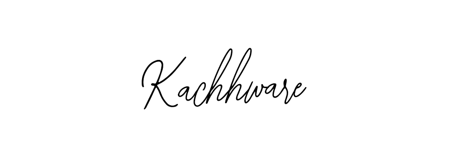 You should practise on your own different ways (Bearetta-2O07w) to write your name (Kachhware) in signature. don't let someone else do it for you. Kachhware signature style 12 images and pictures png