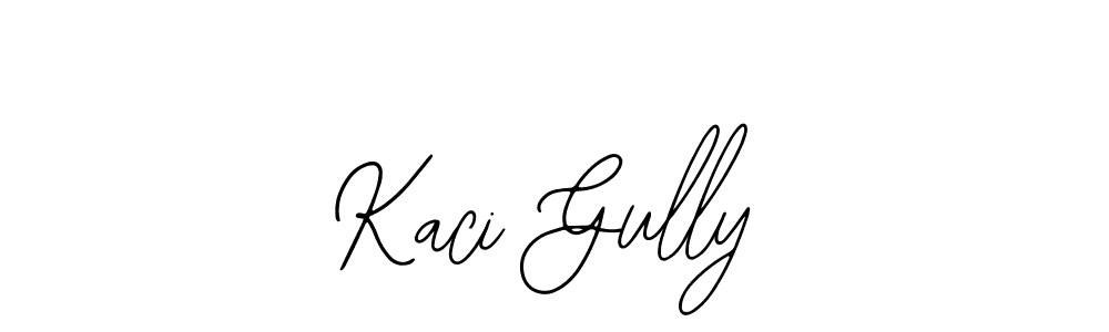 How to make Kaci Gully name signature. Use Bearetta-2O07w style for creating short signs online. This is the latest handwritten sign. Kaci Gully signature style 12 images and pictures png