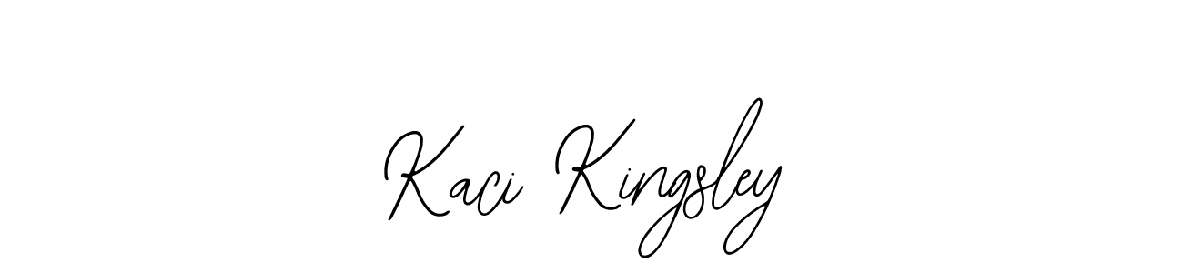 Make a beautiful signature design for name Kaci Kingsley. With this signature (Bearetta-2O07w) style, you can create a handwritten signature for free. Kaci Kingsley signature style 12 images and pictures png