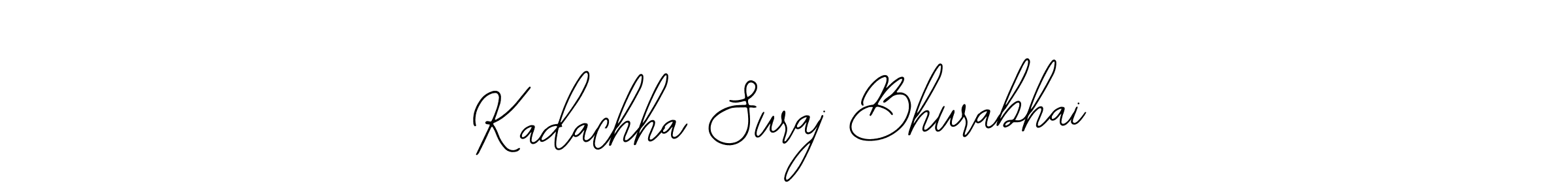 The best way (Bearetta-2O07w) to make a short signature is to pick only two or three words in your name. The name Kadachha Suraj Bhurabhai include a total of six letters. For converting this name. Kadachha Suraj Bhurabhai signature style 12 images and pictures png