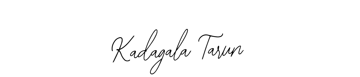 if you are searching for the best signature style for your name Kadagala Tarun. so please give up your signature search. here we have designed multiple signature styles  using Bearetta-2O07w. Kadagala Tarun signature style 12 images and pictures png