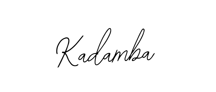 How to make Kadamba name signature. Use Bearetta-2O07w style for creating short signs online. This is the latest handwritten sign. Kadamba signature style 12 images and pictures png